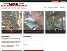 Tablet Screenshot of coloniemechanical.com